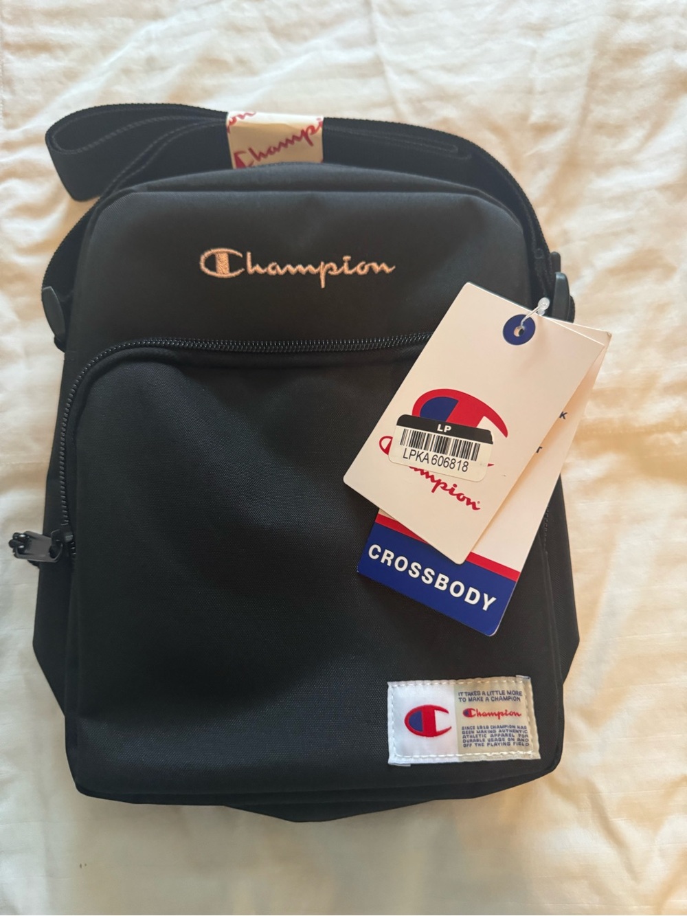 Champion Black Crossbody Bag for Women